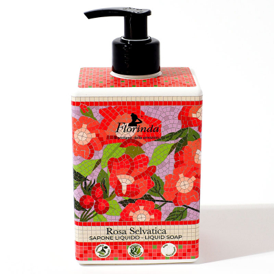 Изображение товара Жидкое мыло Florinda Итальянская Мозаика с ароматом дикой розы 500 мл