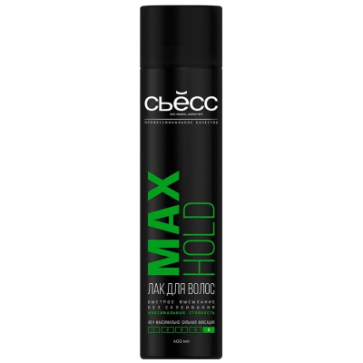 Изображение товара Лак для волос Сьёсc Max Hold Максимально сильная фиксация 400 мл