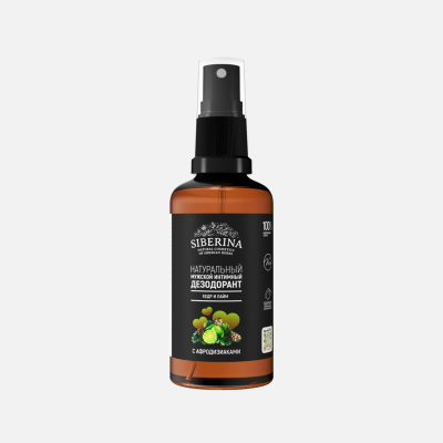 Изображение товара Дезодорант мужской интимный Сиберина Кедр и лайм 50 мл