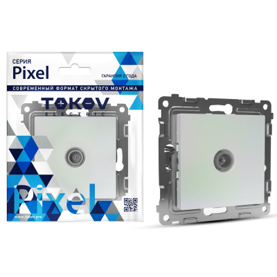 Изображение товара Коннектор TV Tokov Electric Pixel перламутровый для аудио и видео систем