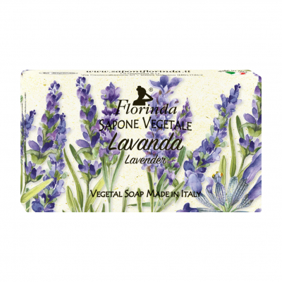 Изображение товара Мыло Florinda с ароматом весенних цветов Bacche Di Lavanda 200 г Изображение товара Мыло Florinda с ароматом весенних цветов Bacche Di Lavanda 200 г