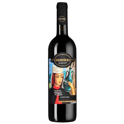 Изображение товара Вино красное сухое Мамико Саперави 0,75 л, 12,5%