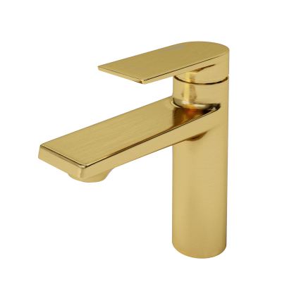 Изображение товара Однорычажный смеситель для умывальника Aisch 5503 Wasserkraft, Золотой