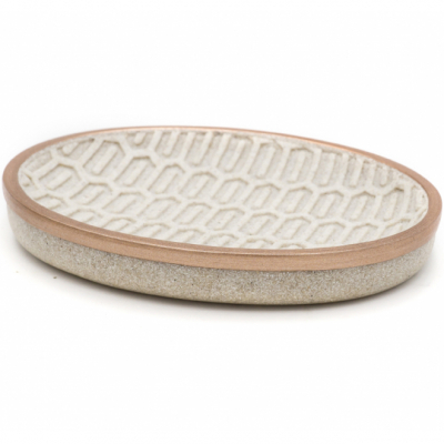 Изображение товара Мыльница Ridder Laila бежевая из полирезина для ванной комнаты Изображение товара Мыльница Ridder Laila бежевая из полирезина для ванной комнаты