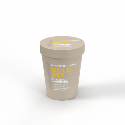 Изображение товара Шампунь-скраб для волос Cafemimi gold set глубокое очищение 310 г