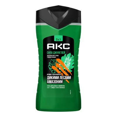 Изображение товара Гель для душа и шампунь АКС Сила джунглей 250 мл