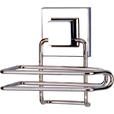 Изображение товара Держатель туалетной бумаги Teknotel EF271 с полкой самоклеящийся хром