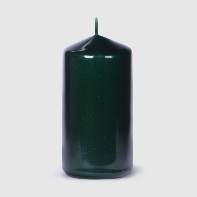 Изображение товара Свеча Mercury Deco Glass зелёная 5x10 см декоративная свеча для интерьера