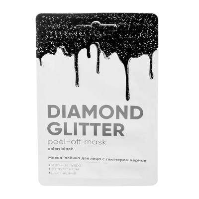 Изображение товара Маска для лица L''Etoile funky fun черная с глиттером 1 шт