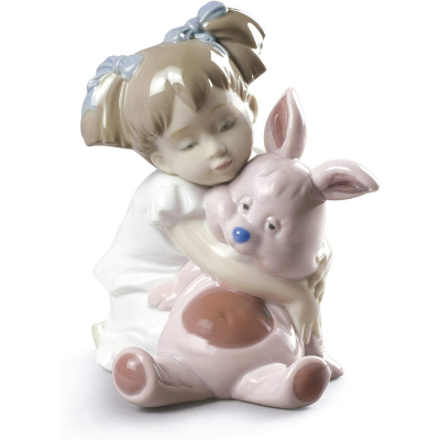 Изображение товара Фигурка Nao Какой ты мягкий из фарфора 14х13х10 см декоративная статуэтка