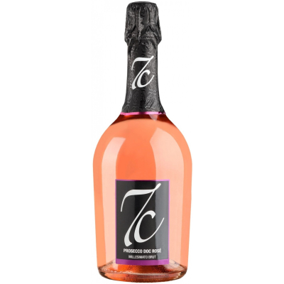 Изображение товара Игристое вино розовое сухое Conca d'Oro, "7C" Prosecco Millesimato Rose Brut DOC 0.75 л Изображение товара Игристое вино розовое сухое Conca d'Oro, "7C" Prosecco Millesimato Rose Brut DOC 0.75 л