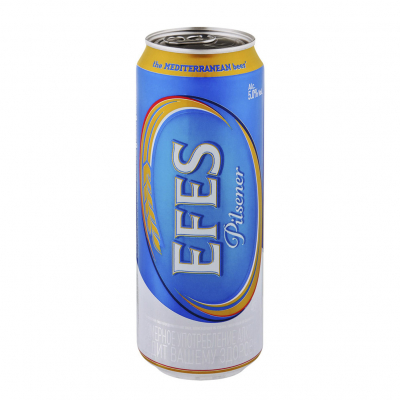 Изображение товара Пиво светлое фильтрованное Efes Pilsener 0,45 Изображение товара Пиво светлое фильтрованное Efes Pilsener 0,45