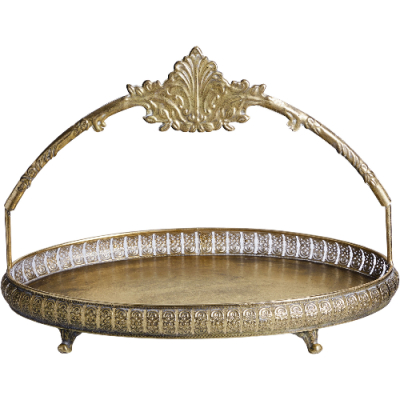 Изображение товара Блюдо с ручкой Glasar Эфиопия 54х32х39 см