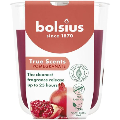 Изображение товара Аромасвеча Bolsius true scents Гранат 8 см, 7.3 см ароматизатор свеча