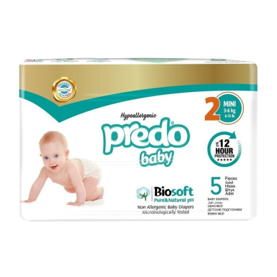 Изображение товара Подгузники Predo Baby №2 mini 3-6 кг Прямой комфорт и защита