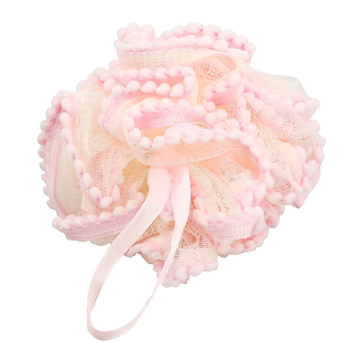 Изображение товара Мочалка-шар для тела Deco розовая мягкая и деликатная для чувствительной кожи