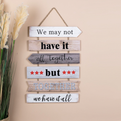 Изображение товара Настенное панно Glasar 40x2x58 см коричневое для интерьера декора