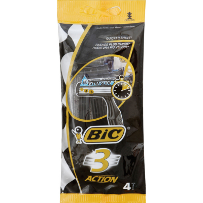 Изображение товара Бритва BIC 3 Action 4 шт