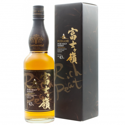 Изображение товара Виски солодовый "Fujigane" Pure Malt Rich Peat, в подарочной упаковке, 43% 0.7 л