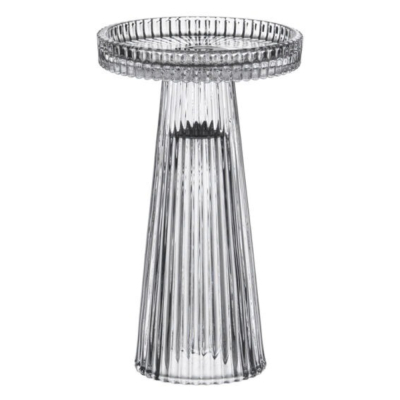 Изображение товара Стеклянный подсвечник Decor de table Ле Кон 16,5 см прозрачный