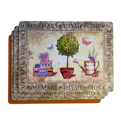 Изображение товара Набор подставок Genlex прованские травы 4 шт + костер 4 шт