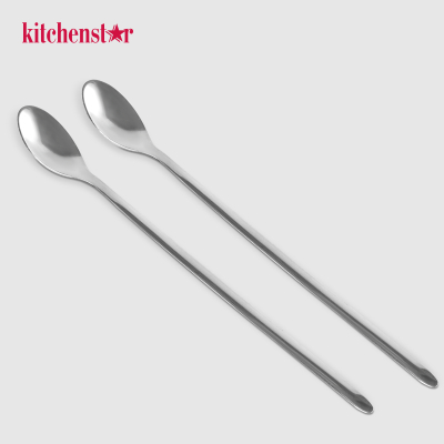 Изображение товара Набор ложек для коктейля Kitchenstar Soda 2 шт из нержавеющей стали
