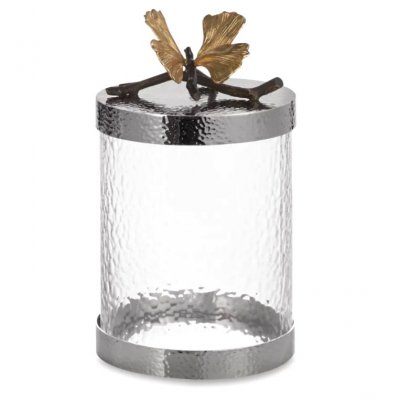 Изображение товара Банка для сыпучих продуктов Michael Aram Бабочки гинкго 22 см