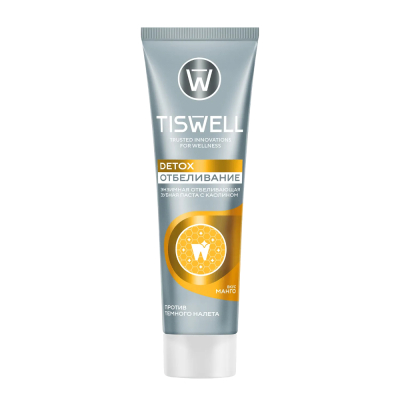 Изображение товара Зубная паста Tiswell Detox отбеливание со вкусом манго 110 г
