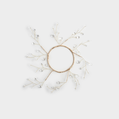 Изображение товара Венок декоративный Anna Lafarg для чайной свечи золотой 20/10 см