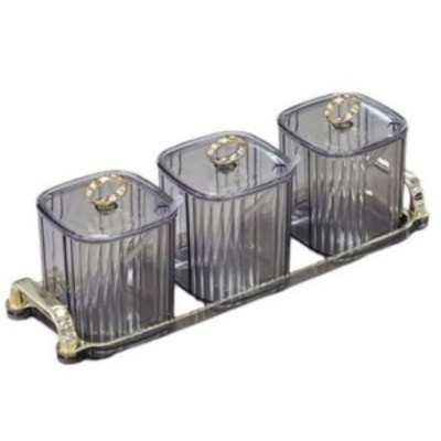 Изображение товара Набор банок Urve Plastic для специй и соли, 3 шт