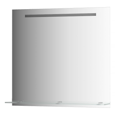 Изображение товара Зеркало Evoform с полочкой 80 см со встроенным LED-светильником 6 W 80x75 см 
