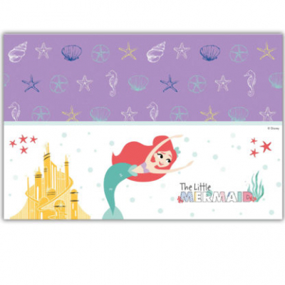 Изображение товара Скатерть пластиковая 120х180 см, 1 шт Procos Ariel Under The Sea