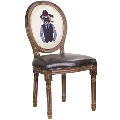 Изображение товара Стул Glasar Собака с сигарой 48х46х96 см