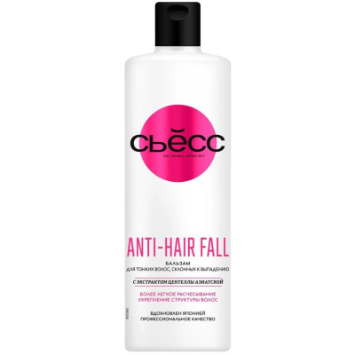 Изображение товара Бальзам Сьёсс Anti-Hair Fall Fiber Resist 95 для склонных к выпадению волос 450 мл