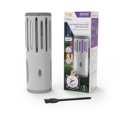 Изображение товара Светильник антимоскитный Gauss Mosquito, 7Вт, 3AA