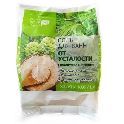 Изображение товара Соль для ванн Натуралист От усталости 500 г натуральное средство для расслабления