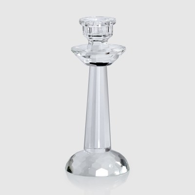 Изображение товара Подсвечник из хрусталя Xiaogan xinhua, классический стиль, 1 свеча, 6.8x6.8x16.8 см