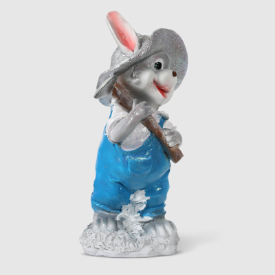Изображение товара Декоративная фигура Полиформ Заяц в панамке 42 см