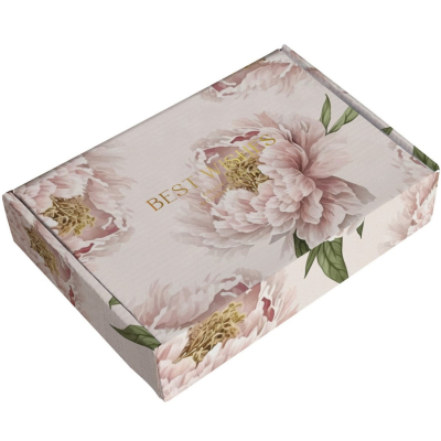Изображение товара Коробка подарочная Be Smart Peony персиковый 16х22х5 см