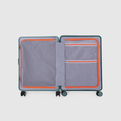 Чемодан Smarter Luggage поликарбонат, размер 24, зелёный, фотография 3
