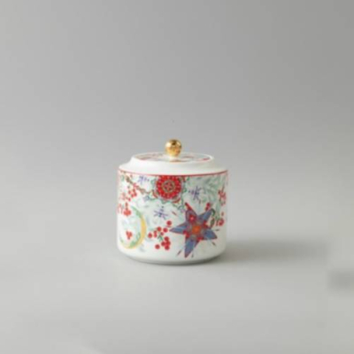 Изображение товара Банка с крышкой Mix&Match Home Счастливая Звезда 10 см фарфор мультиколор