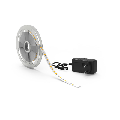 Изображение товара Лента Gauss Basic в комплекте LED 2835/120 12V 14,4W/m 1400lm/m 3000K 8mm IP20 5m