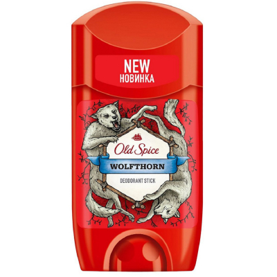 Изображение товара Дезодорант твердый Old Spice Wolfthorn 50 мл для мужчин Изображение товара Дезодорант твердый Old Spice Wolfthorn 50 мл для мужчин