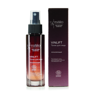 Изображение товара Натуральный тоник для лица Mi&ko VinLift 50 мл с органическими ингредиентами