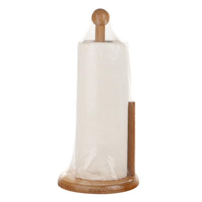 Изображение товара Держатель для кухонных полотенец Zeller из бука 16 см 34 см высота стильный