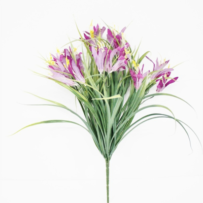 Изображение товара Искусственный лилейник Конэко-О фиолетовый - декоративное растение для интерьера и сада