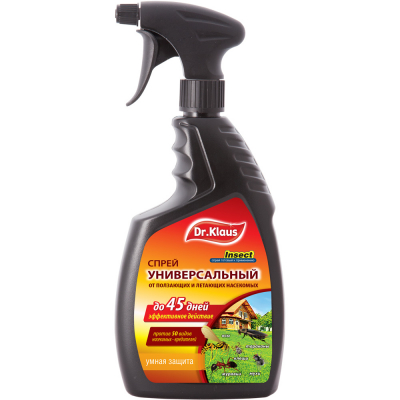 Изображение товара Спрей универсальный Dr.Klaus от летающих и ползающих насекомых, 750 мл