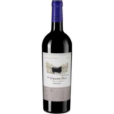 Изображение товара Вино красное полусухое "Le Grand Noir" Malbec, Pays d'Oc IGP 0.75л Изображение товара Вино красное полусухое "Le Grand Noir" Malbec, Pays d'Oc IGP 0.75л