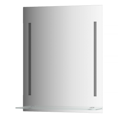 Изображение товара Зеркало Evoform с полочкой и LED подсветкой 60x75 см