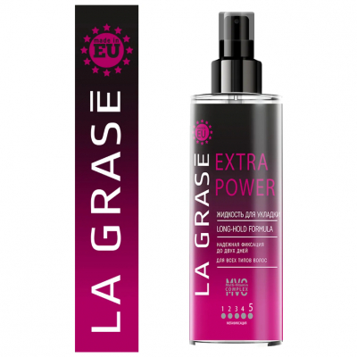 Изображение товара Жидкость для укладки волос La grase Extra Power 150 мл